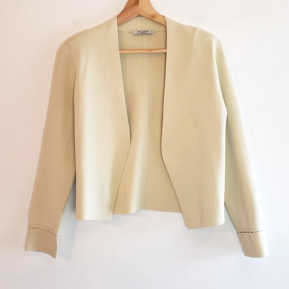 MM Lafleur Sweaters - MM Lafleur Sant Ambroeus Jardigan Ecru Knit Small
